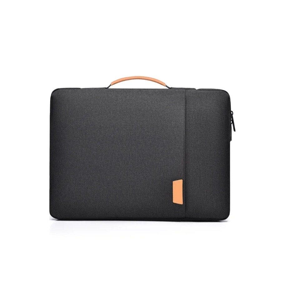 Leather Work Laptop Bag - กระเป๋าใส่แล็ปท็อปบางเฉียบ น้ำหนักเบา กันกระแทกด้วยถุงลมนิรภัย กระเป๋าเก็บของอเนกประสงค์ ขนาด 13