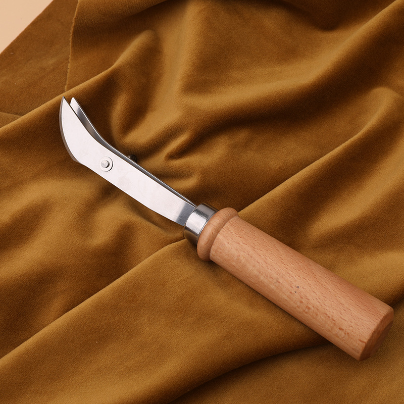Leatherwork Edge Creaser - ปรับขอบด้านนอก Creaser หนังหัตถกรรมเครื่องมือสแตนเลส DIY Handmade Leatherworking