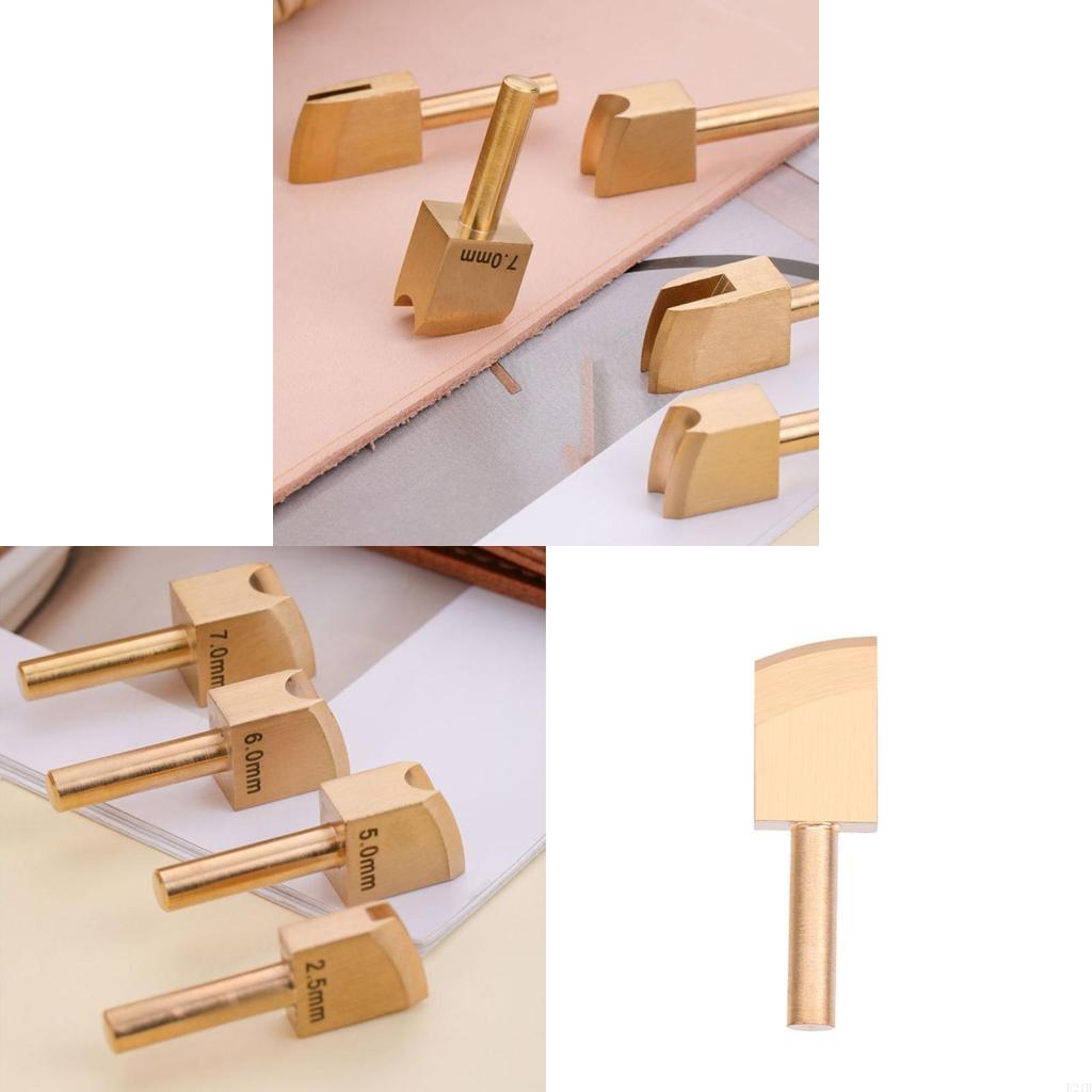 Leatherwork Edge Creaser - หนังขอบ Creaser เครื่องมือขนาด 1 มม.ถึง 7
