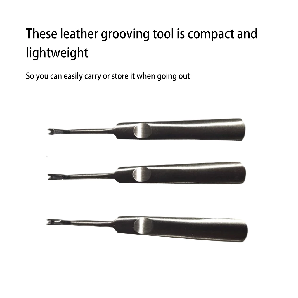 ชุดเครื่องมือทำร่องหนัง 3 ชิ้น - Leatherwork Edge Creaser บทวิจารณ์และราคา