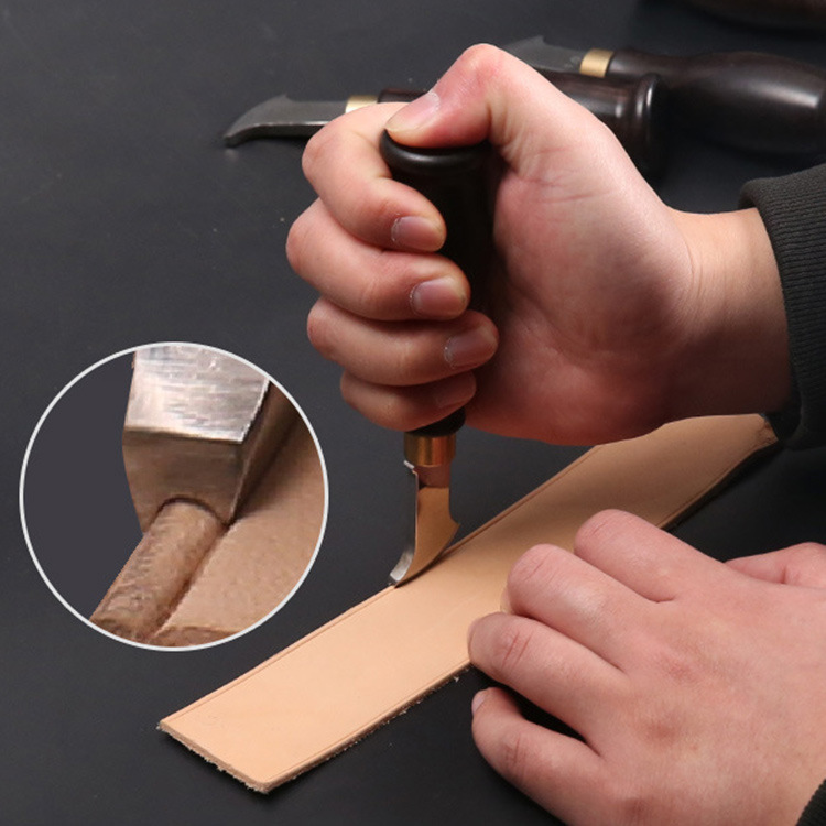1PCS หนังตื้น SLOT EDGE Lineer - Leatherwork Edge Creaser บทวิจารณ์และราคา