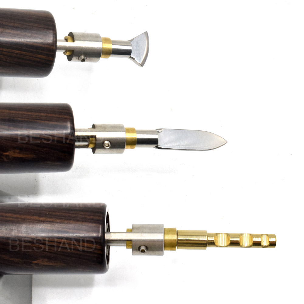 หนังขอบและเครื่อง Creasing ไฟฟ - Leatherwork Edge Creaser บทวิจารณ์และราคา
