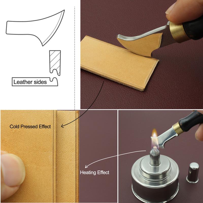 เครื่องมือทำร่องขอบหนัง แบบร่อ - Leatherwork Edge Creaser บทวิจารณ์และราคา