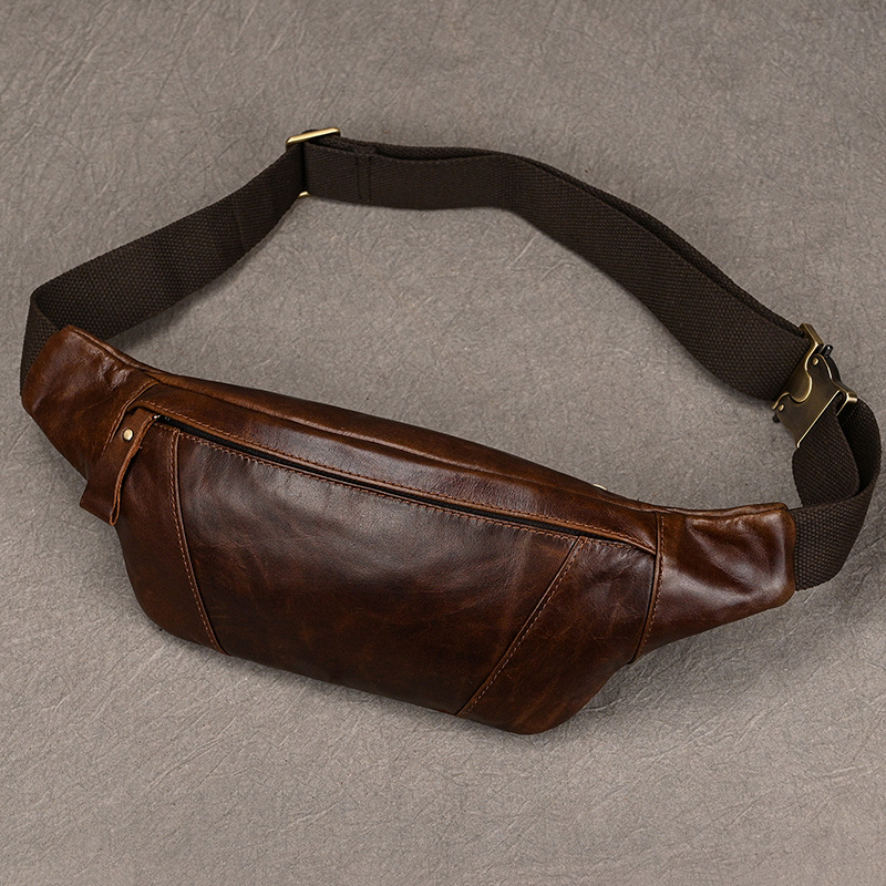 ผู้ชายหนังกระเป๋าCrossbodyไหล่ - Leatherwork Fasteners บทวิจารณ์และราคา