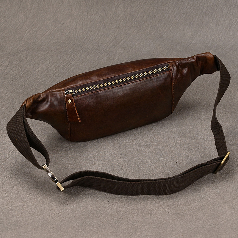 ผู้ชายหนังกระเป๋าCrossbodyไหล่ - Leatherwork Fasteners บทวิจารณ์และราคา