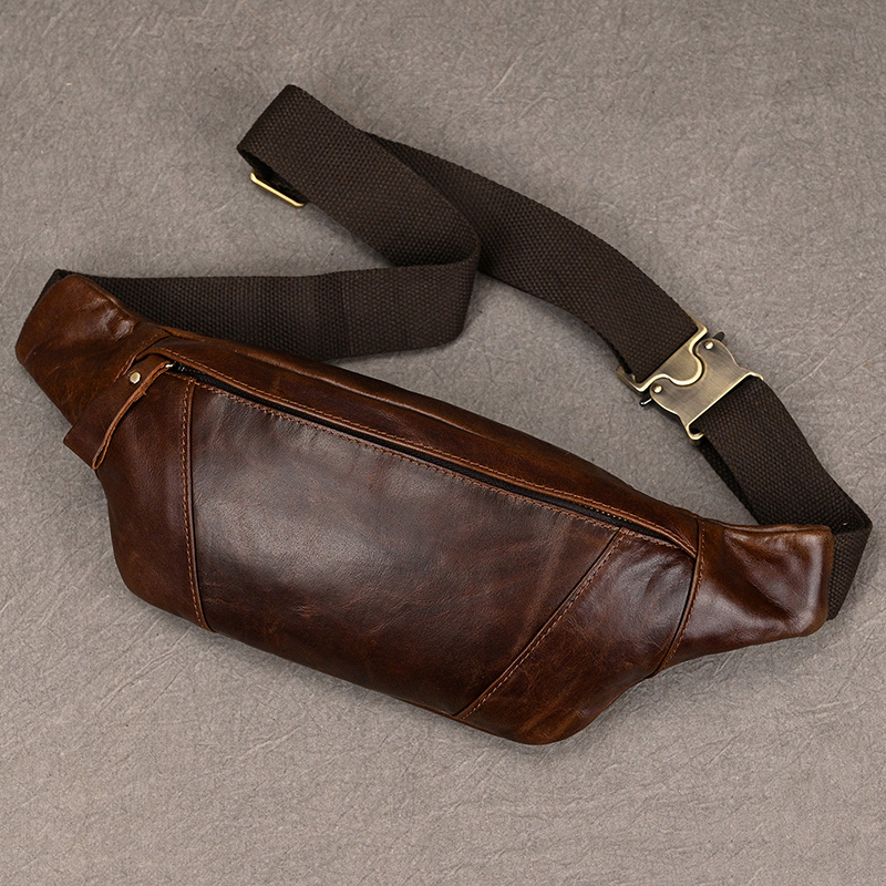 ผู้ชายหนังกระเป๋าCrossbodyไหล่ - Leatherwork Fasteners บทวิจารณ์และราคา