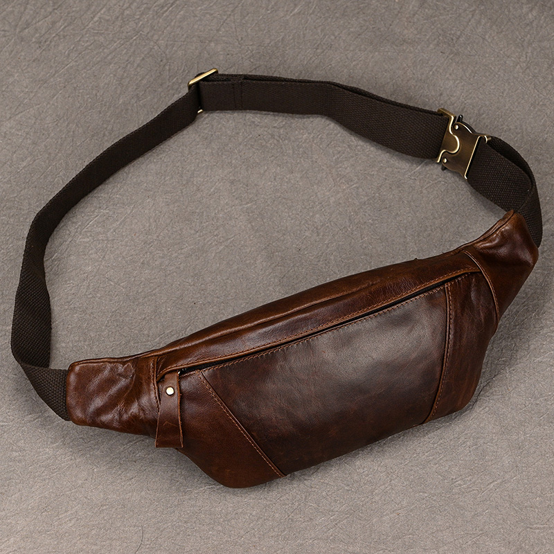 ผู้ชายหนังกระเป๋าCrossbodyไหล่ - Leatherwork Fasteners บทวิจารณ์และราคา