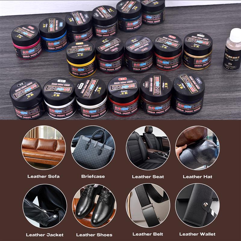 50ml อะคริลิคหนังซ่อมสีสี DIY  - Leather Dye Finish บทวิจารณ์และราคา