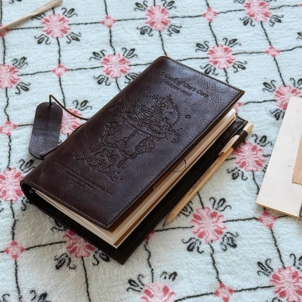 สมุดโน้ตสีดำสไตล์วินเทจ หนัง P - Leather Work Diary บทวิจารณ์และราคา