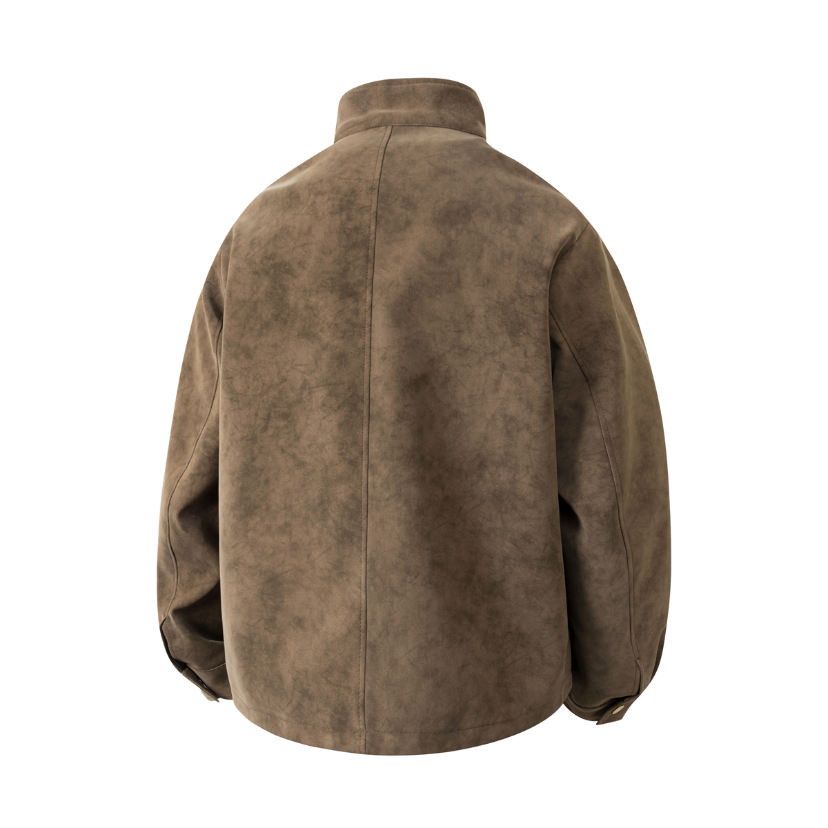 เสื้อแจ็คเก็ตหนัง PU ลาย Tie-D - Leather Dye Finish บทวิจารณ์และราคา