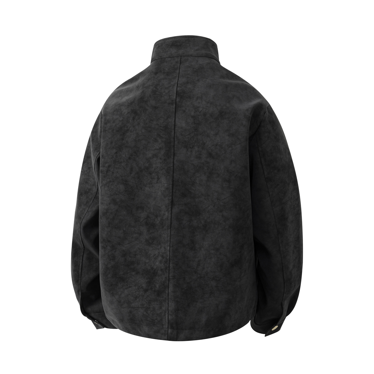 เสื้อแจ็คเก็ตหนัง PU ลาย Tie-D - Leather Dye Finish บทวิจารณ์และราคา