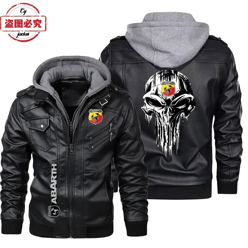แจ็คเก็ตหนังไซส์ยุโรป โลโก้รถย - Leather Work Jacket With Hood บทวิจารณ์และราคา