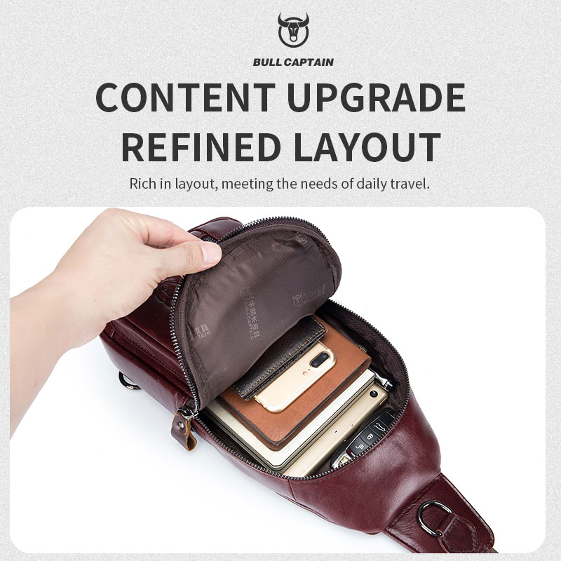 กระเป๋าหนังแท้ BULLCAPTAIN กระ - Leather Work Laptop Bag บทวิจารณ์และราคา