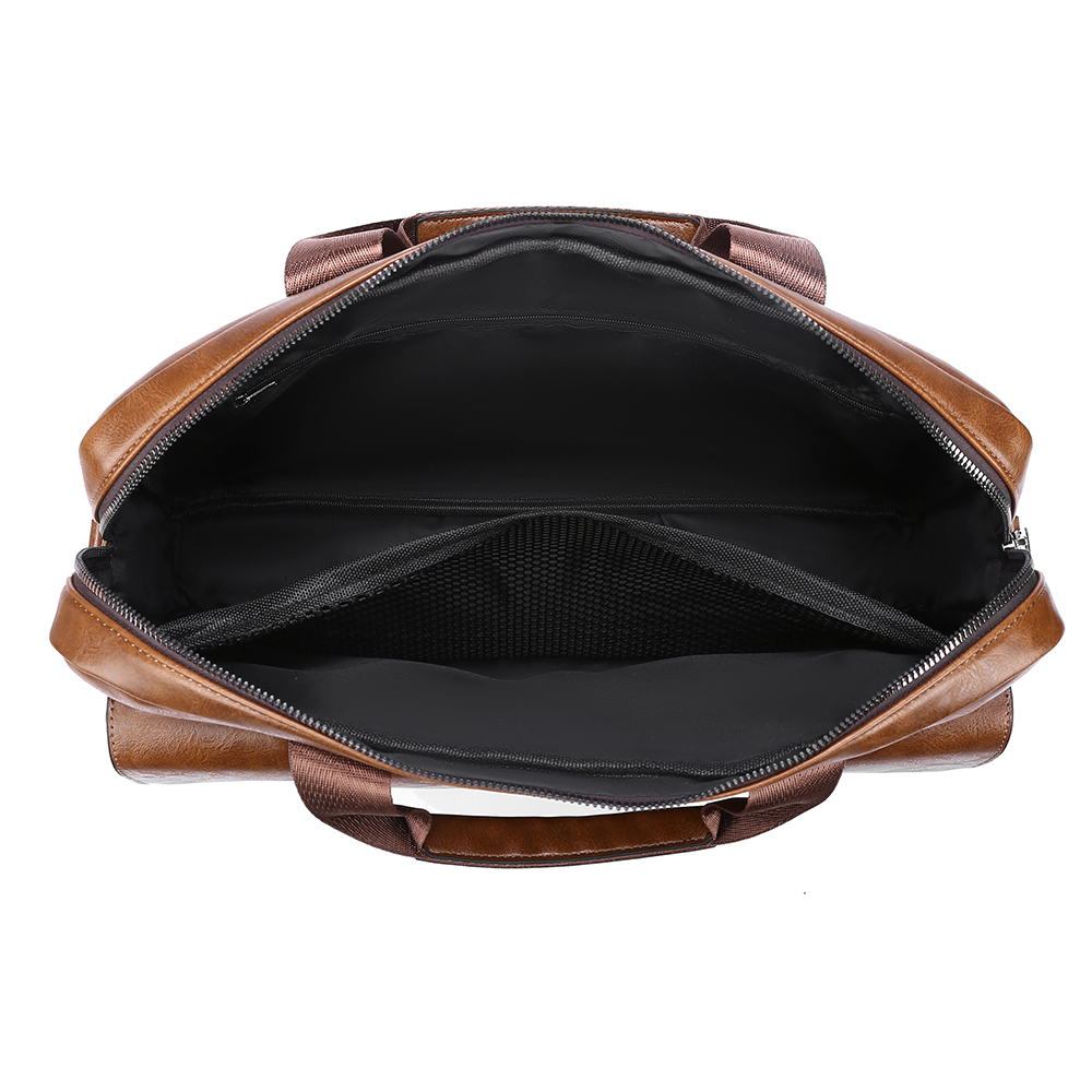 กระเป๋าเอกสารผู้ชายขนาดใหญ่ หน - Leather Work Laptop Bag บทวิจารณ์และราคา