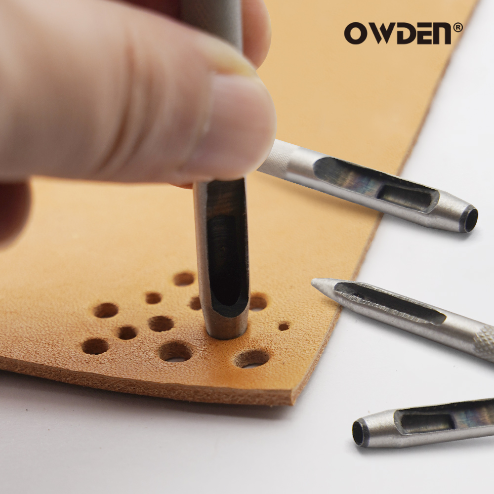6pcs หนังเจาะรูเครื่องมือเหล็ก - Leatherwork Punching Tool บทวิจารณ์และราคา