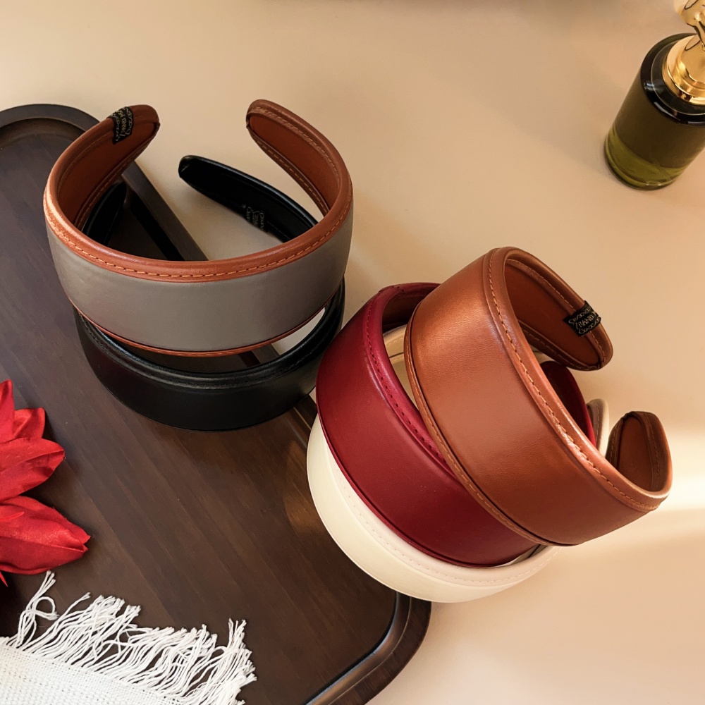 ใหม่ 2025 Retro PU หนัง Hairba - Leatherwork Rings บทวิจารณ์และราคา