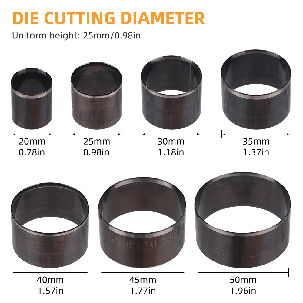 QJH 7 ชิ้น Sharp หนังตัด Die ห - Leatherwork Rings บทวิจารณ์และราคา