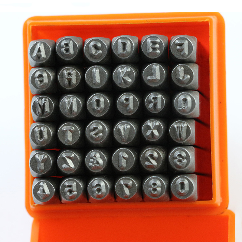 36 Pcs Punch สแตนเลสจำนวนจดหมา - Leatherwork Punching Tool บทวิจารณ์และราคา