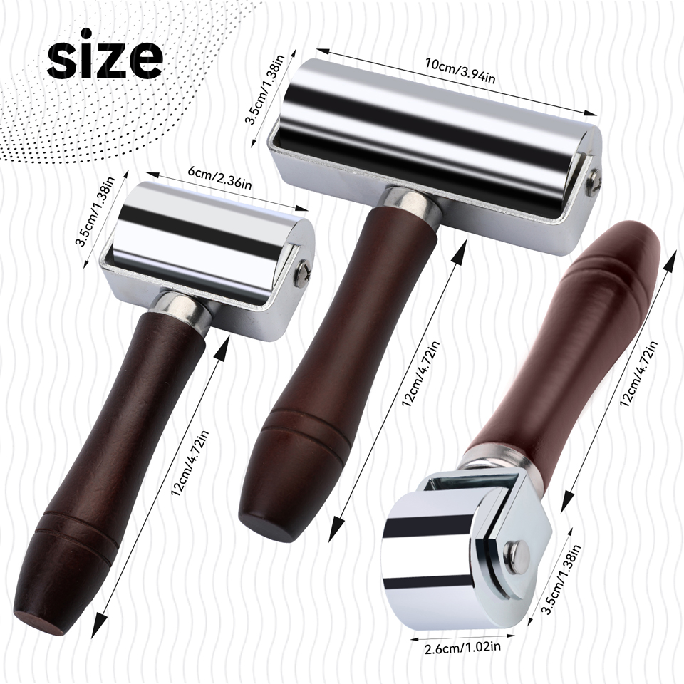 ลูกกลิ้งกดขอบหนังพร้อมด้ามไม้  - Leatherwork Edge Creaser บทวิจารณ์และราคา