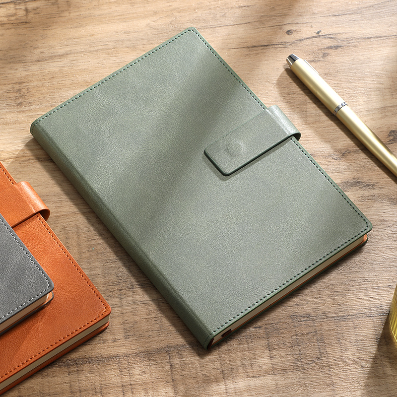 สมุดบันทึกธุรกิจ A5 ปกหนัง PU  - Leather Work Diary บทวิจารณ์และราคา