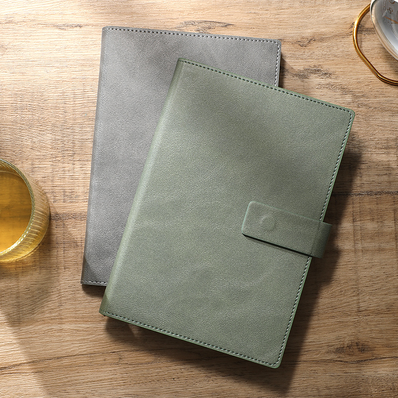 สมุดบันทึกธุรกิจ A5 ปกหนัง PU  - Leather Work Diary บทวิจารณ์และราคา