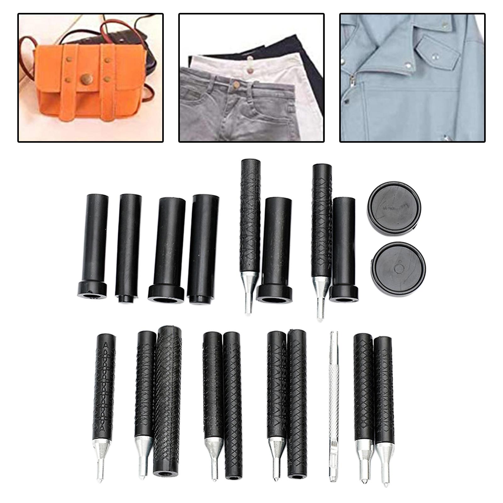 ชุดเครื่องมือตอกหมุดพร้อมฐานโล - Leatherwork Rivet Setter บทวิจารณ์และราคา