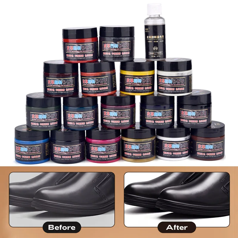 สีซ่อมหนัง 50 กรัม สีผสมสำหรับ - Leather Dye Finish บทวิจารณ์และราคา
