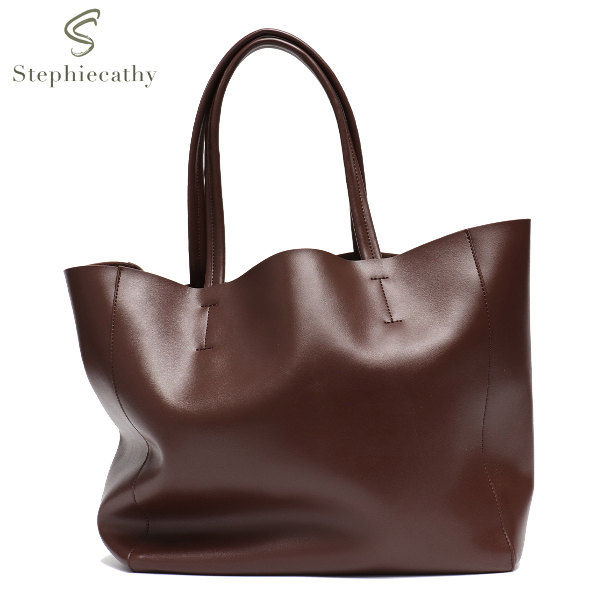 กระเป๋าถือโท้ทความจุขนาดใหญ่สำ - Leather Work Laptop Bag บทวิจารณ์และราคา