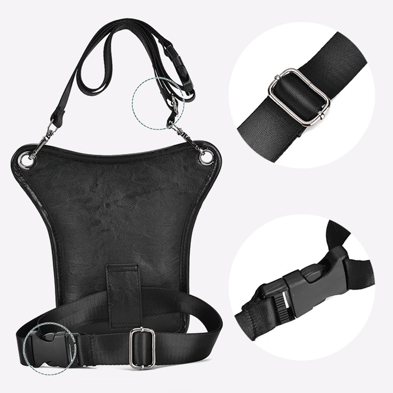 Vintage Men เอว Fanny Pack วาง - Leatherwork Fasteners บทวิจารณ์และราคา