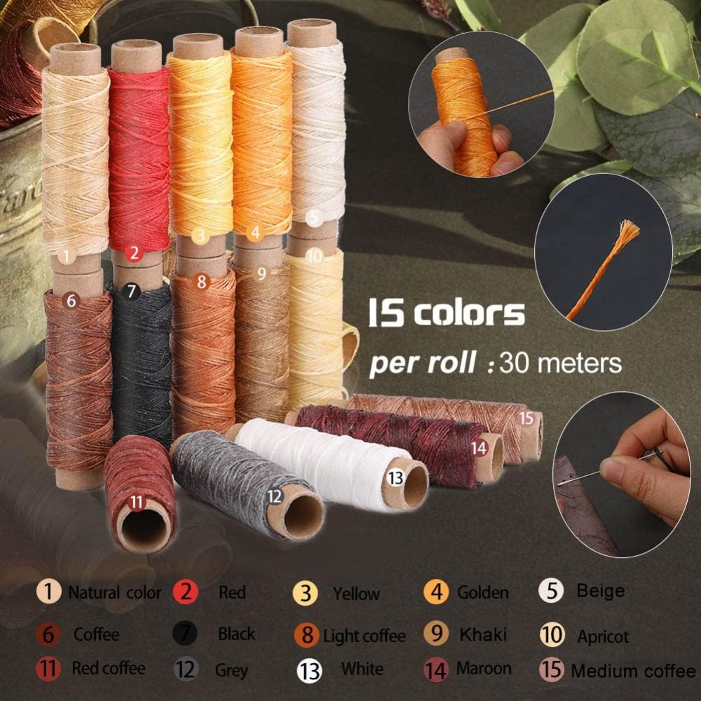 หนังทํางานเครื่องมือปฏิบัติหนั - Beginner Leatherwork Kit บทวิจารณ์และราคา