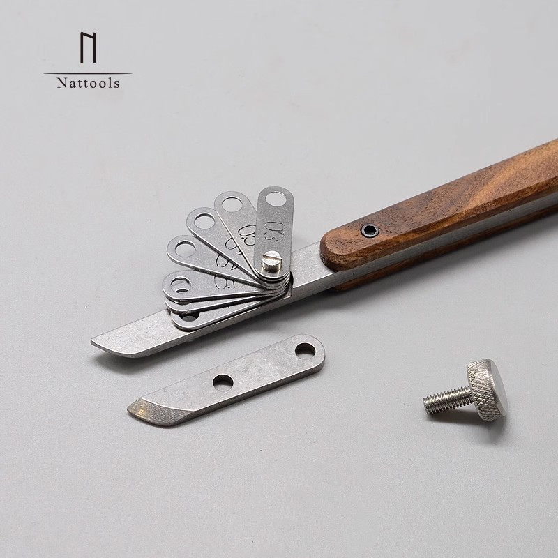 Nattools ปรับหนัง Edge Creaser - Leatherwork Edge Creaser บทวิจารณ์และราคา