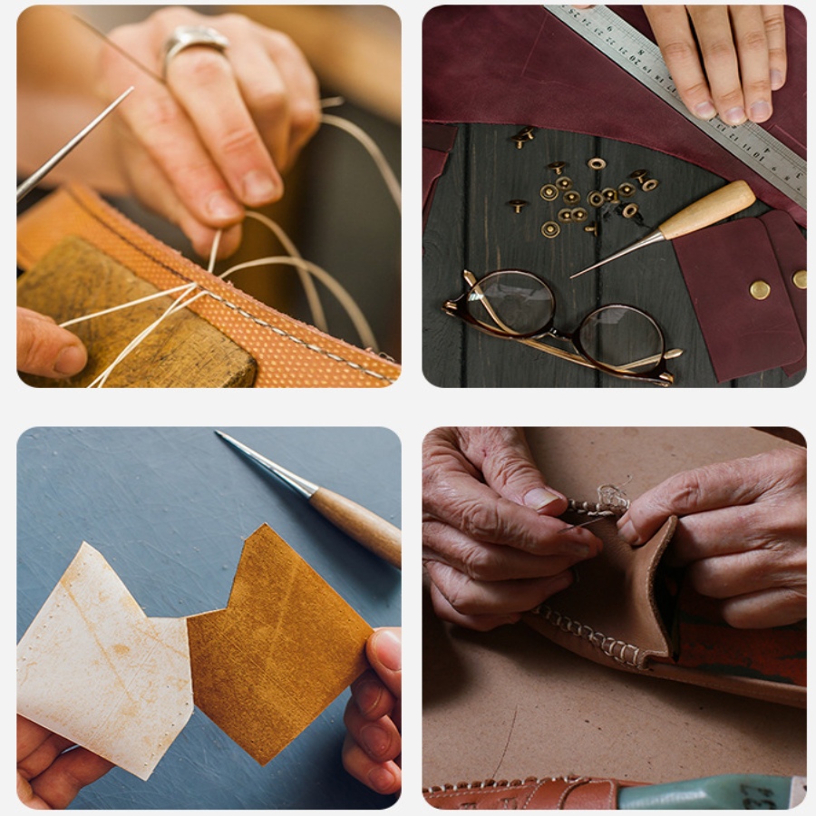 เครื่องมือเจาะรูหนังแบบเย็บมือ - Leatherwork Punching Tool บทวิจารณ์และราคา