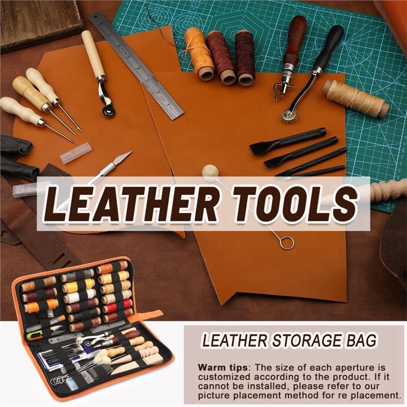 ชุดเครื่องมือทำงานหนัง JHD 66  - Beginner Leatherwork Kit บทวิจารณ์และราคา