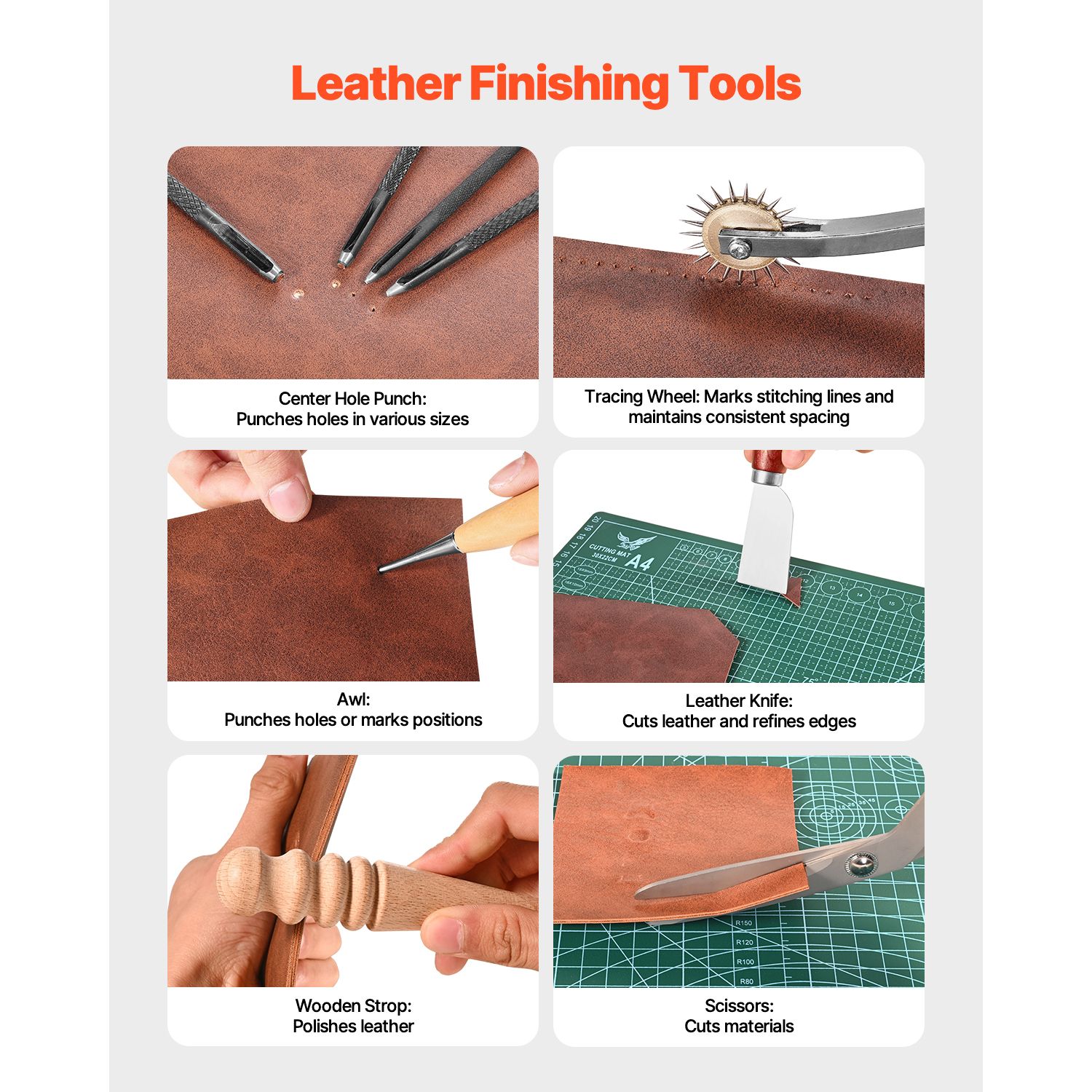 ชุดเครื่องมือทำงานหนัง 92 ชิ้น - Beginner Leatherwork Kit บทวิจารณ์และราคา