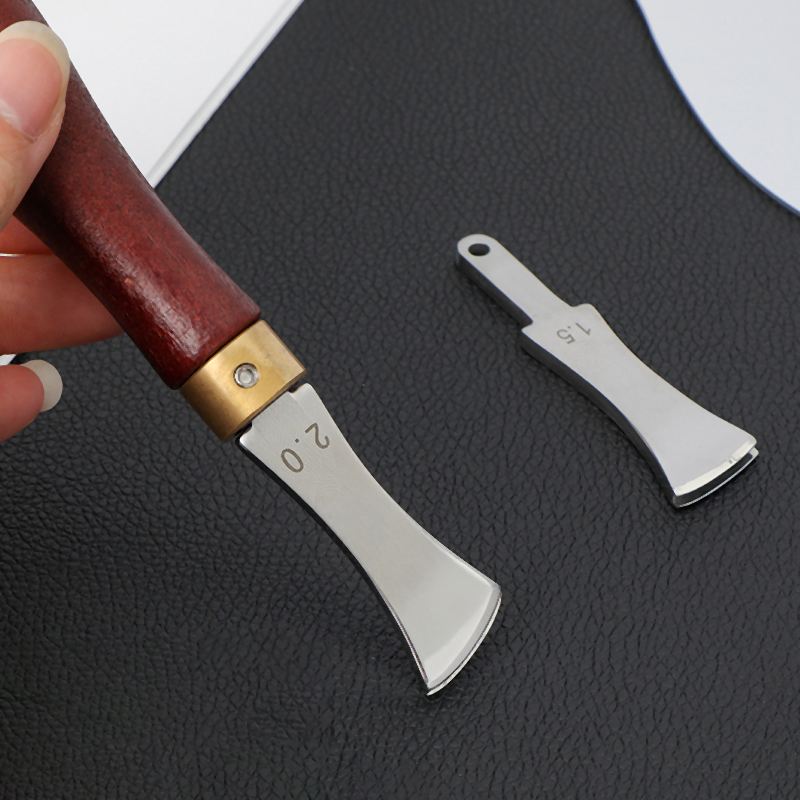 เครื่องมือทำรอยพับขอบหนังแบบร่ - Leatherwork Edge Creaser บทวิจารณ์และราคา