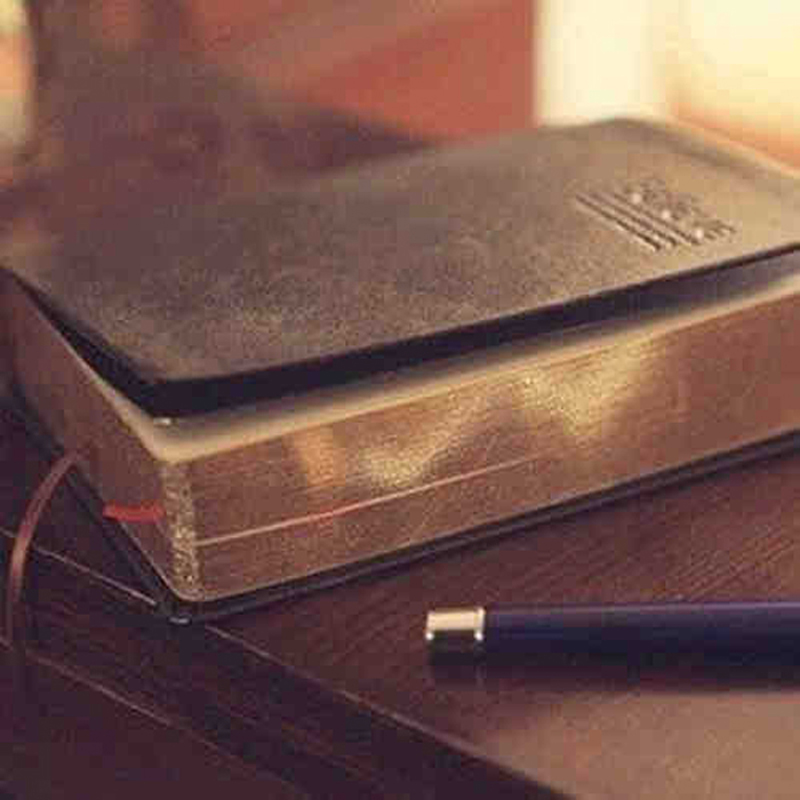 Vintage หนังหนาพระคัมภีร์โน้ตบ - Leather Work Diary บทวิจารณ์และราคา