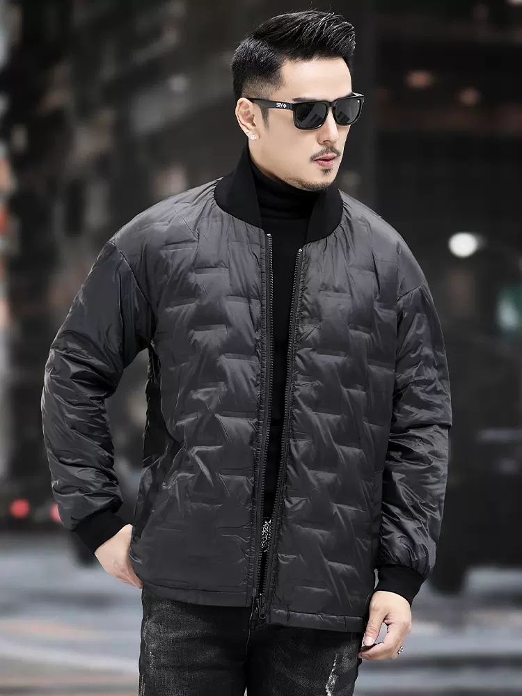 ฤดูหนาว Men Warm Work Down Jac - Leather Work Jacket With Hood บทวิจารณ์และราคา