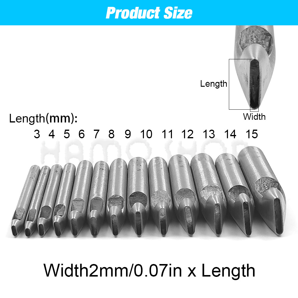 เครื่องเจาะรูหนังรูปวงรีขนาด 2 - Leatherwork Punching Tool บทวิจารณ์และราคา