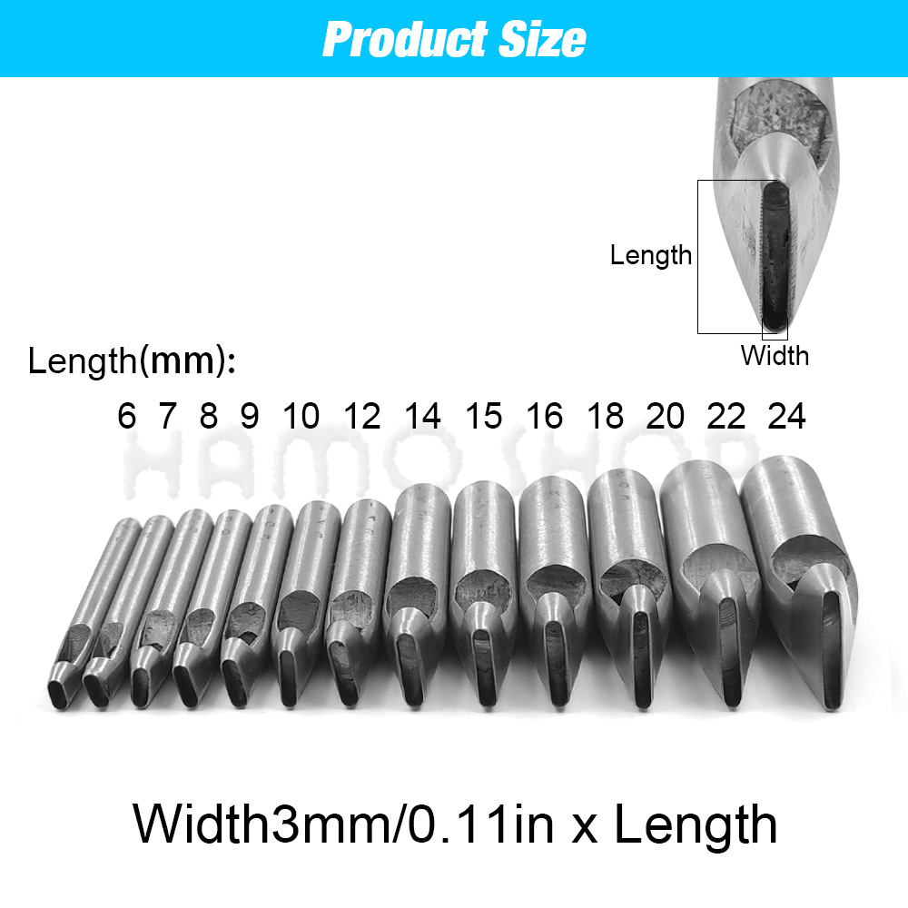 เครื่องเจาะรูหนังรูปวงรีขนาด 2 - Leatherwork Punching Tool บทวิจารณ์และราคา
