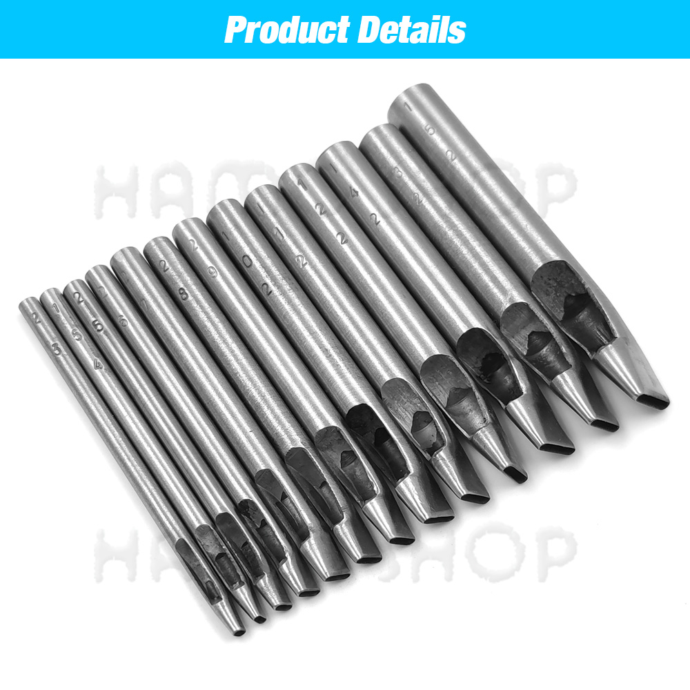 เครื่องเจาะรูหนังรูปวงรีขนาด 2 - Leatherwork Punching Tool บทวิจารณ์และราคา